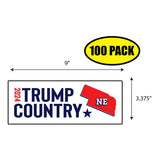 Trump Country Nebraska 2024 Sticker