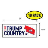 Trump Country Nebraska 2024 Sticker