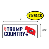 Trump Country Nebraska 2024 Sticker