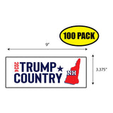 Trump Country New Hampshire 2024 Sticker