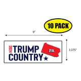 Trump Country Pennsylvania 2024 Sticker