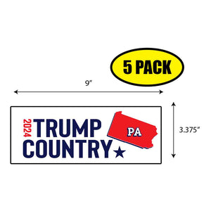 Trump Country Pennsylvania 2024 Sticker