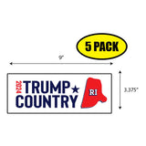 Trump Country Rhode Island 2024 Sticker