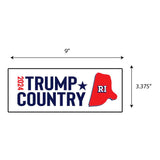 Trump Country Rhode Island 2024 Sticker