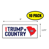 Trump Country South Carolina 2024 Sticker