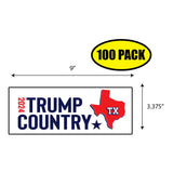 Trump Country Texas 2024 Sticker