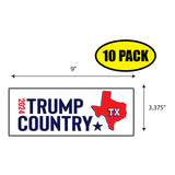 Trump Country Texas 2024 Sticker