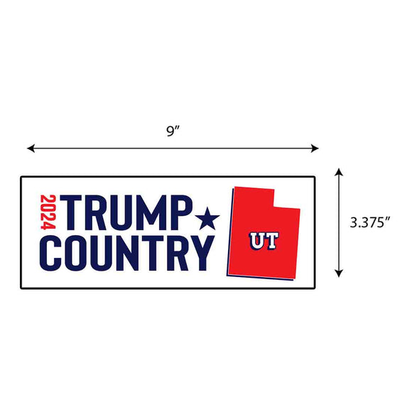 Trump Country Utah 2024 Sticker