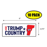 Trump Country Vermont 2024 Sticker