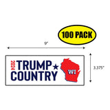 Trump Country Wisconsin 2024 Sticker