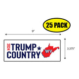 Trump Country West Virginia 2024 Sticker