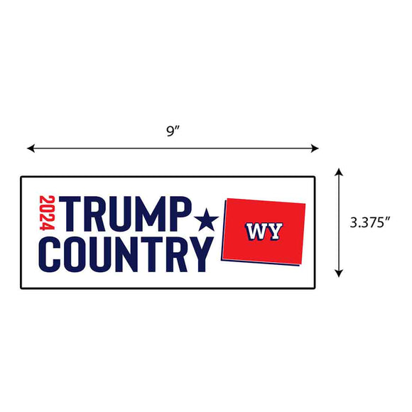 Trump Country Wyoming 2024 Sticker