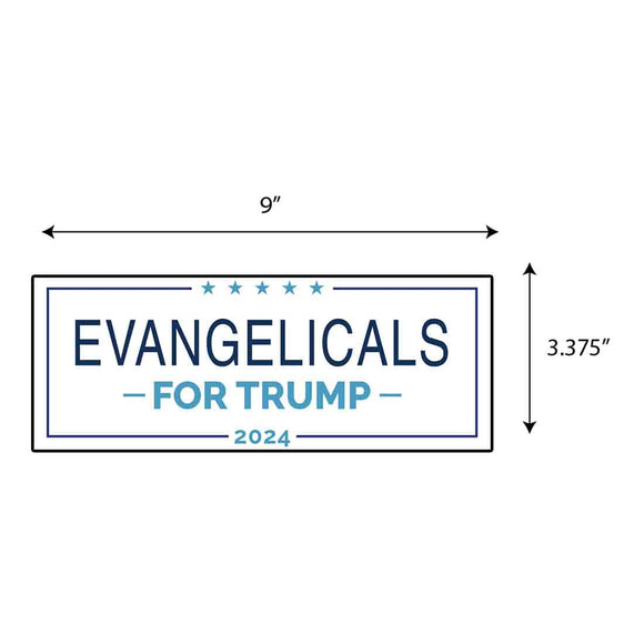 Trump Evangelicals 2024 Sticker