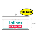 Trump Latinos 2024 Sticker