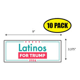 Trump Latinos 2024 Sticker