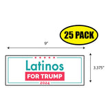 Trump Latinos 2024 Sticker