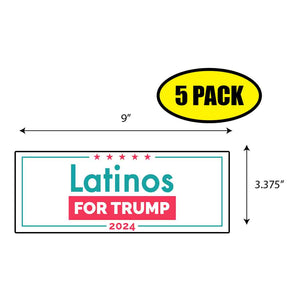 Trump Latinos 2024 Sticker