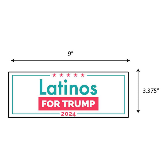 Trump Latinos 2024 Sticker