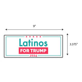 Trump Latinos 2024 Sticker