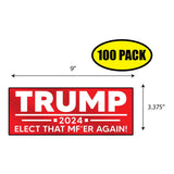 Trump Elect That Mf'er Again 2024 Sticker