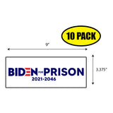 Biden For Prison Sticker