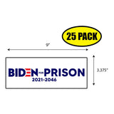 Biden For Prison Sticker