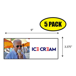 Biden Ice Cream Sticker