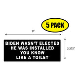 Biden Like A Toilet Sticker