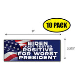 Biden Tested Positive Sticker