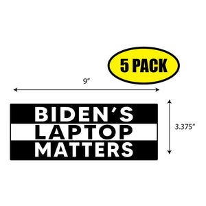 Bidens Laptop Matters Sticker