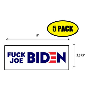 F Joe Biden Logo Sticker