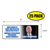 Impeach Biden Immediately Sticker