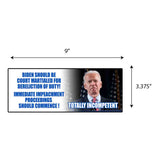 Impeach Biden Immediately Sticker