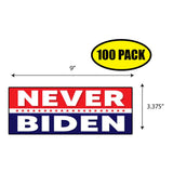 Never Biden Sticker