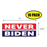 Never Biden Sticker