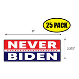 Never Biden Sticker