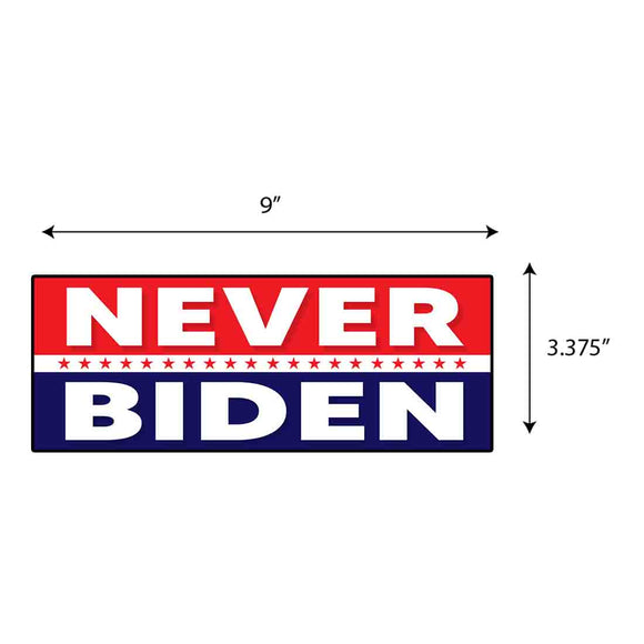 Never Biden Sticker