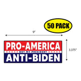 Pro America Anti Biden Sticker