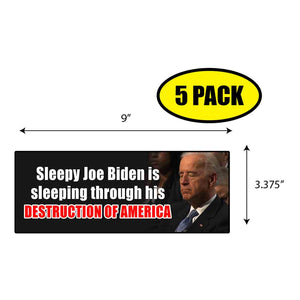 Sleepy Joe Sticker