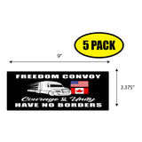 Freedom Convoy Courage Unity Sticker