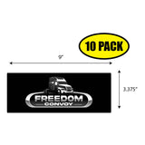 Freedom Convoy Logo Sticker