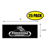 Freedom Convoy Logo Sticker