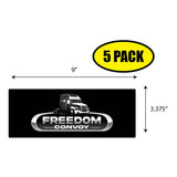 Freedom Convoy Logo Sticker