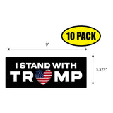 I Stand With Trump Sticker