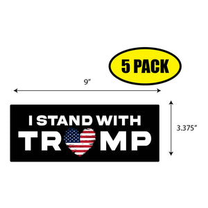 I Stand With Trump Sticker