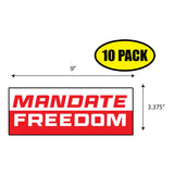 Mandate Freedom Sticker