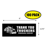 Thank You Truckers Sticker