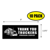 Thank You Truckers Sticker