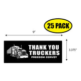 Thank You Truckers Sticker