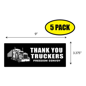 Thank You Truckers Sticker